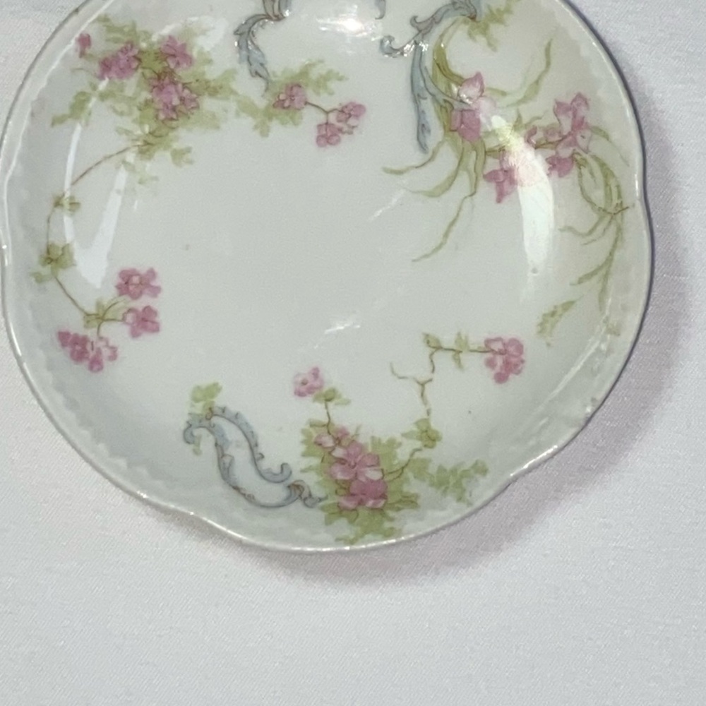 Haviland Schleiger 57B BUTTER PAT pink rose pattern